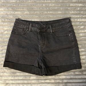 Women's Black Denim Shorts